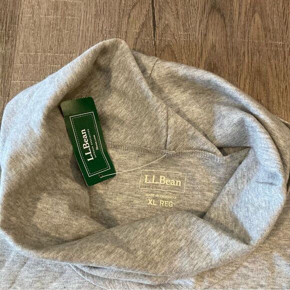 LL Bean Interlock Cowl Tunic Grey XL NWOT - Picture 2 of 7